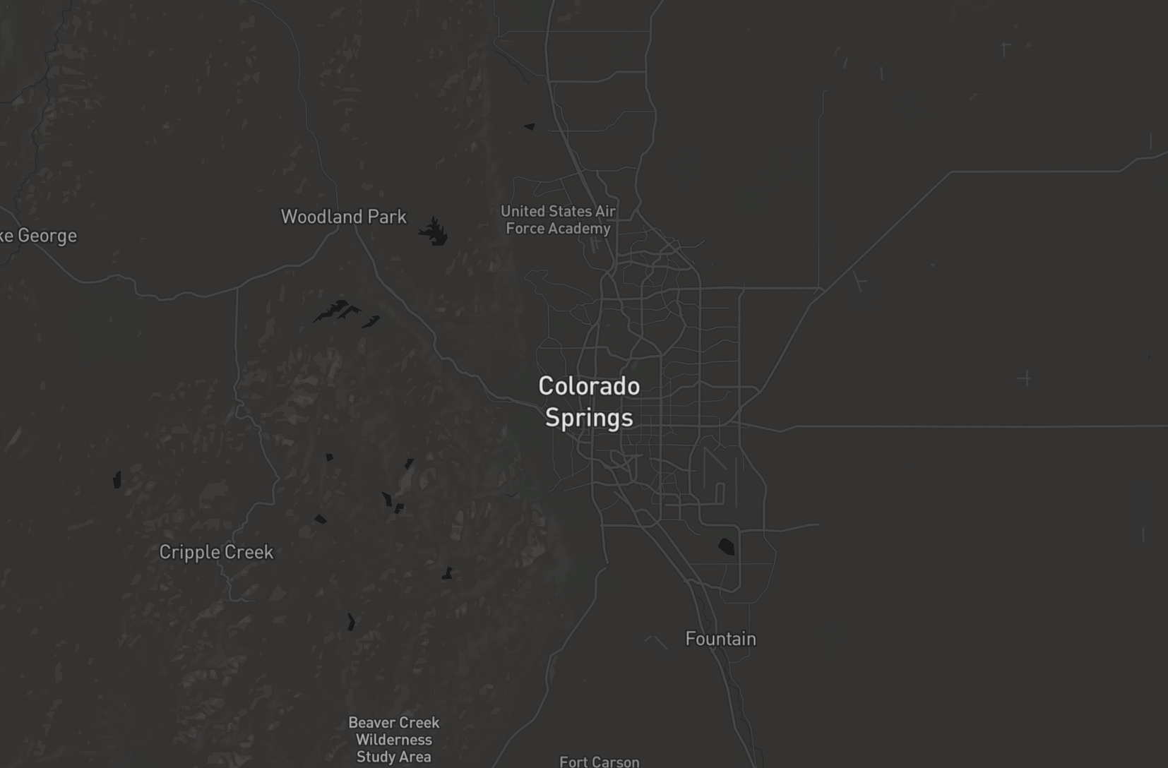 colorado springs map